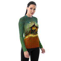 Witch's Brew Halloween Women's Swim Shirt - Beyond T-shirts