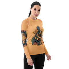 Rock 'n' Roll Vibes All-Over Print Women's Rash Guard - Beyond T-shirts