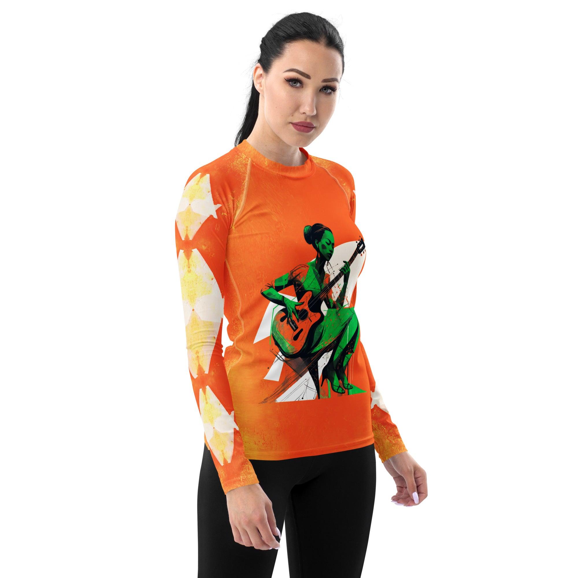 Reggae Rhythms All-Over Print Women's Rash Guard - Beyond T-shirts