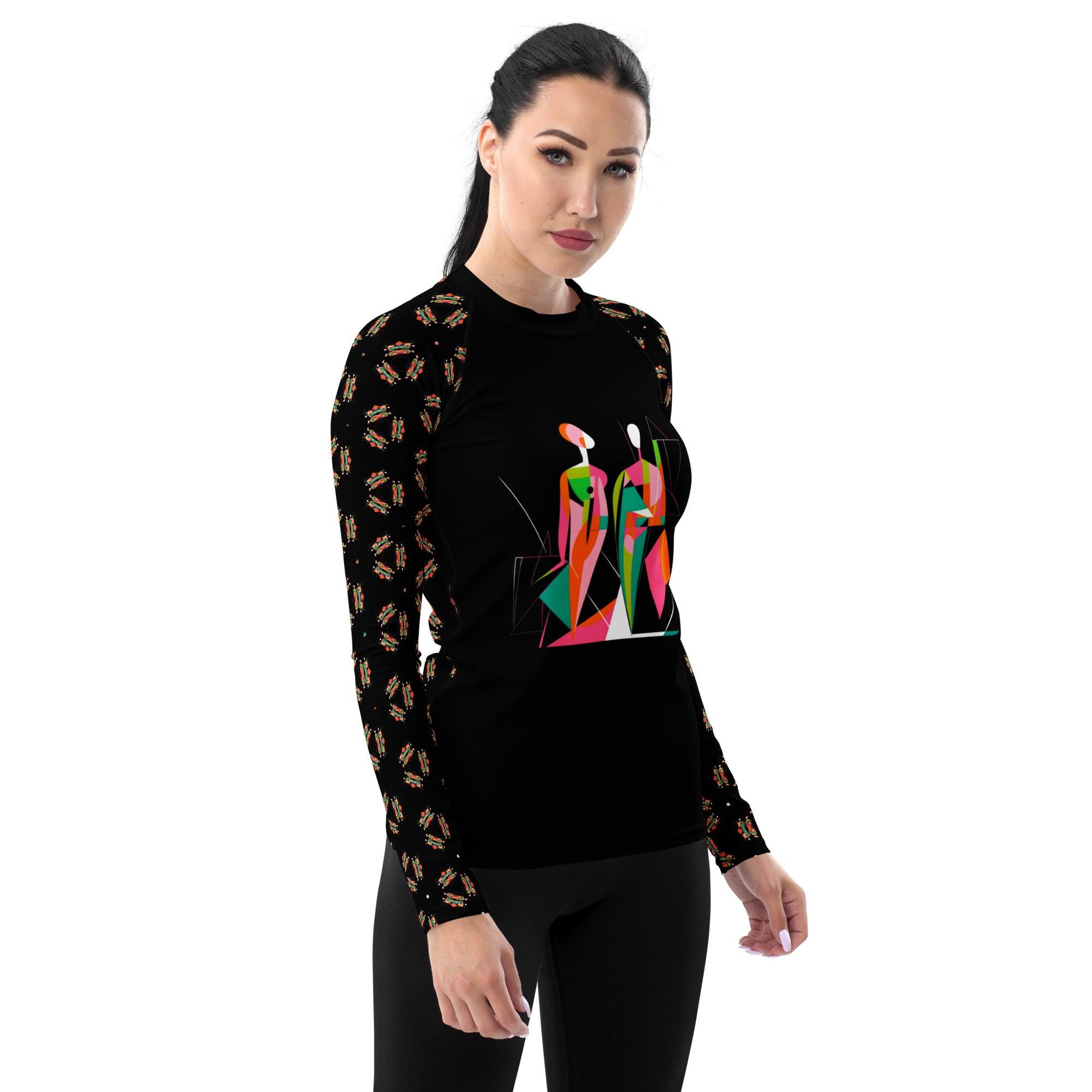 Urban Couture All-Over Print Women's Rash Guard - Beyond T-shirts