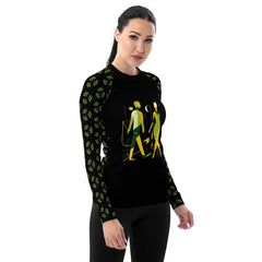 Vogue Vanguard All-Over Print Women's Rash Guard - Beyond T-shirts