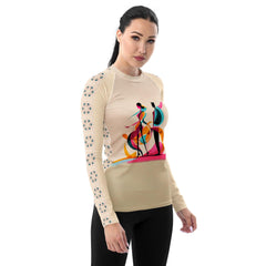 Artistic Fusion All-Over Print Women's Rash Guard - Beyond T-shirts