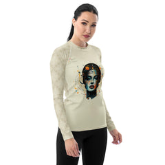 Abstract Goddesses: Women's Painting Rash Guard - Beyond T-shirts