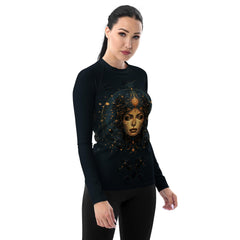 Abstract Portraits of Women's Essence: Rash Guard - Beyond T-shirts