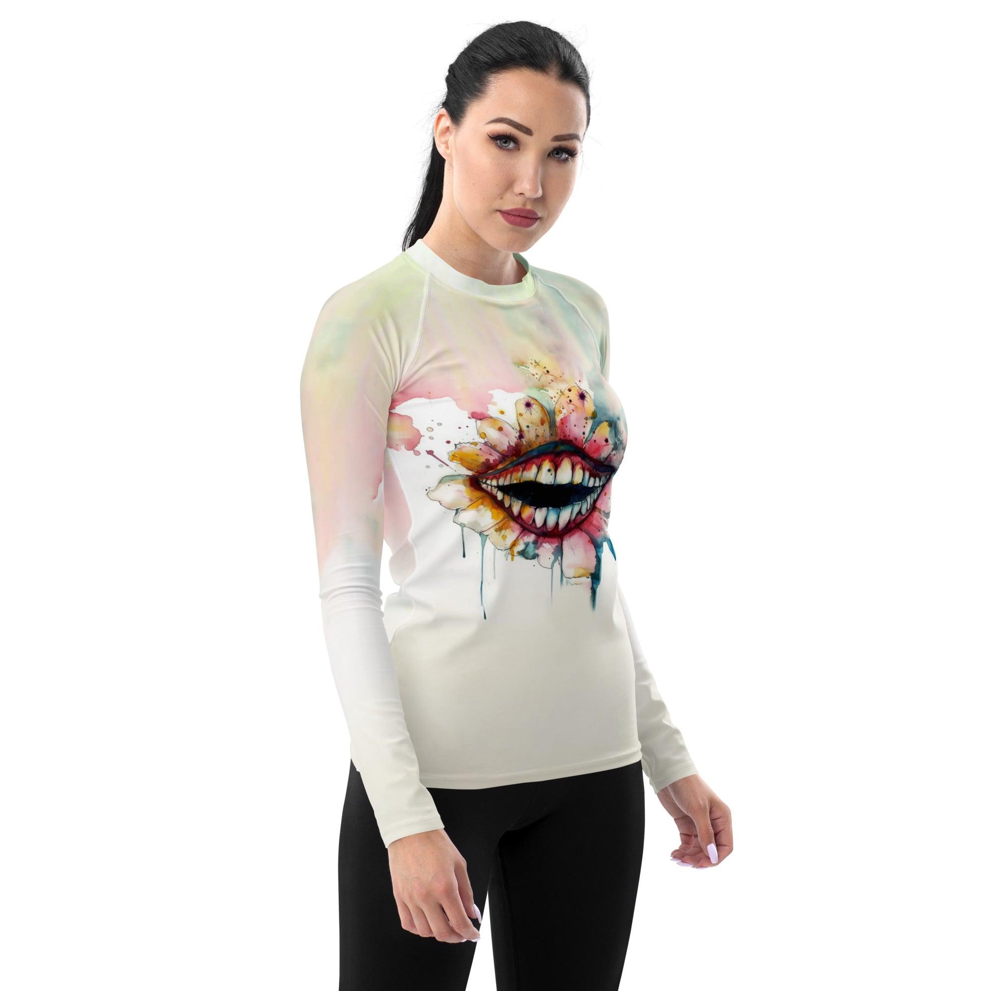 Playful Pitches Caricature Rash Guard - Beyond T-shirts