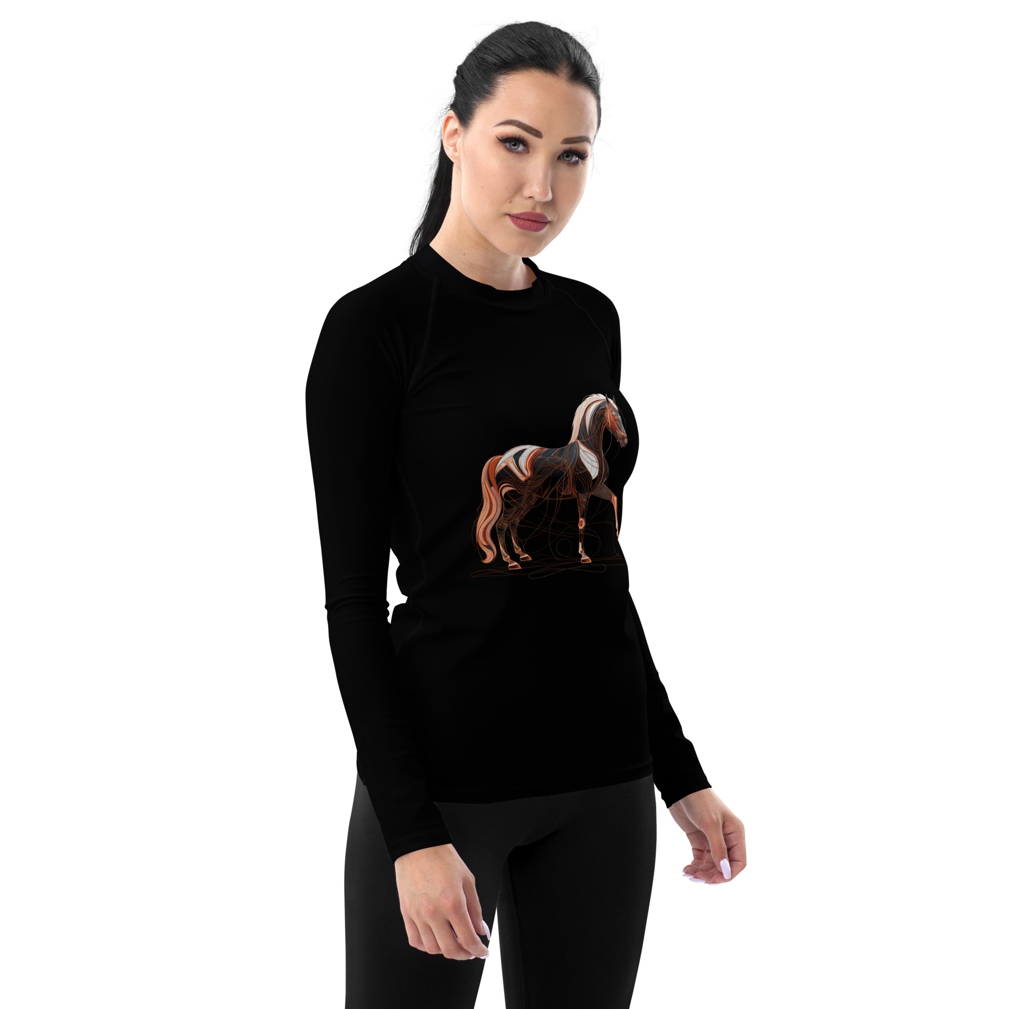 Elegant Eagle Elegance Rash Guard