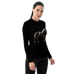 Majestic Moose Mural Rash Guard