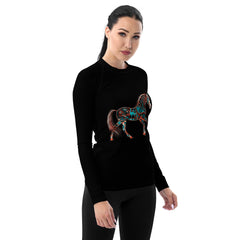 Equestrian Elegance Women's Rash Guard