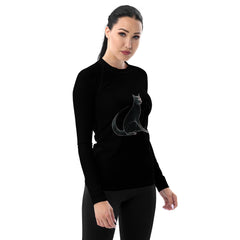 Purr-Fectly Chic Women's Rash Guard