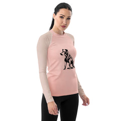 Paws And Prints Women's Rash Guard