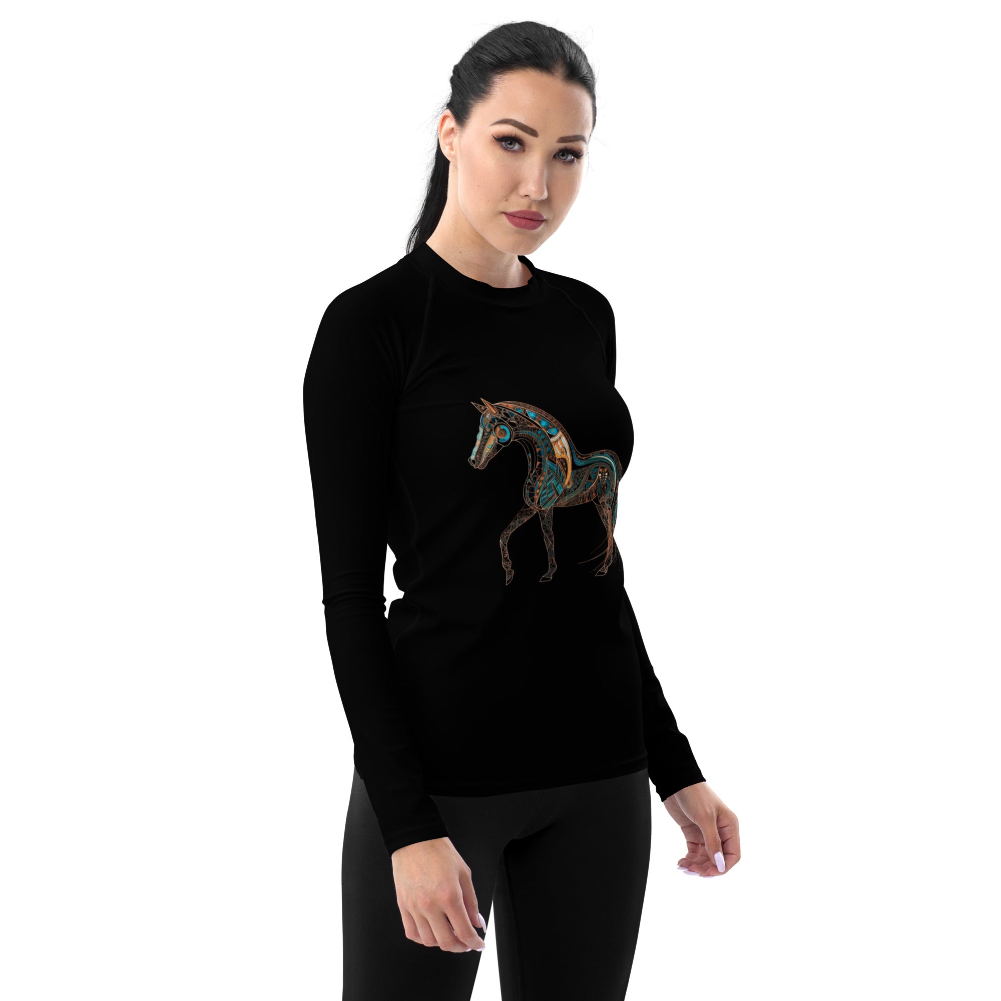 Horse Lover's Paradise Women's Rash Guard