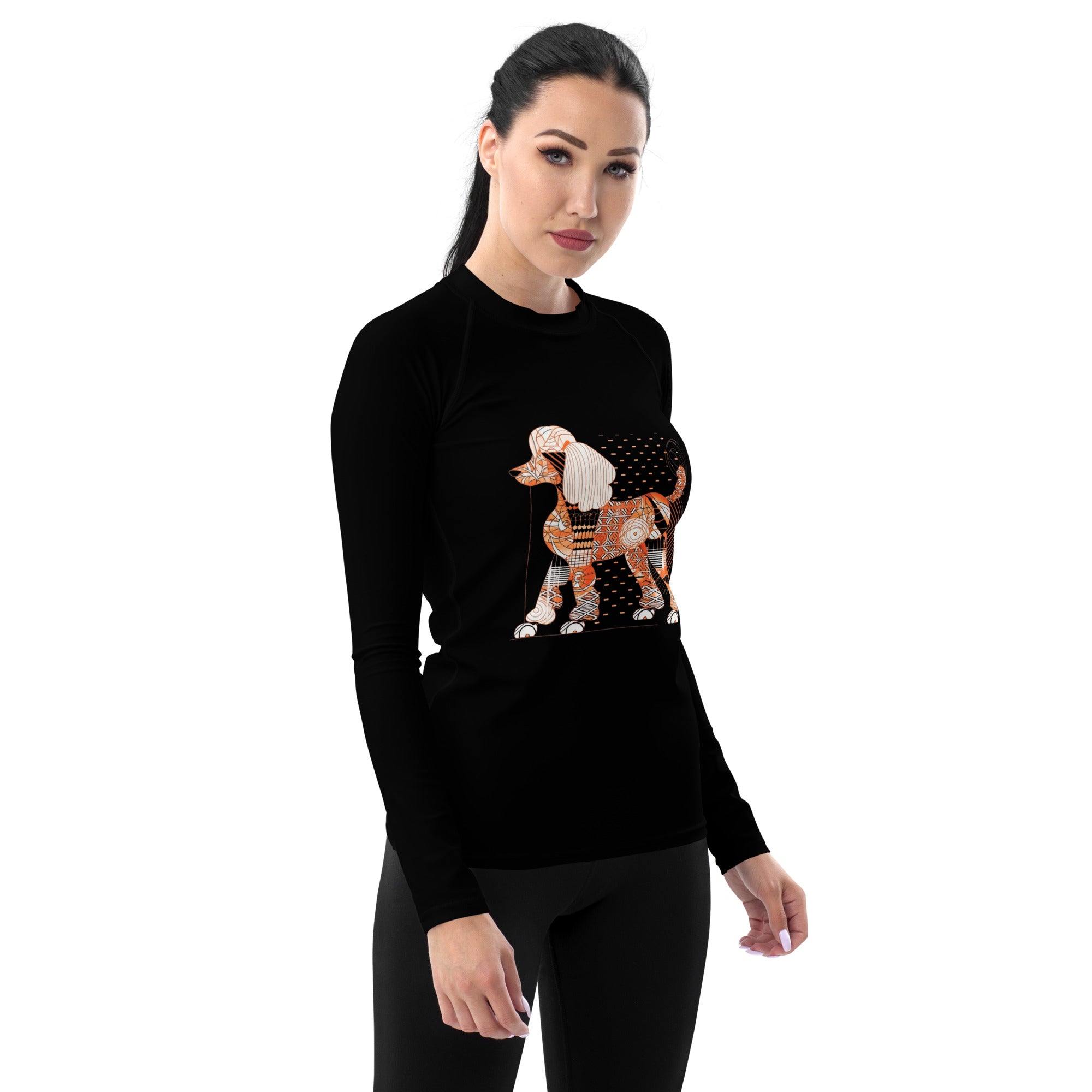 Tail-Wagging Trends Women's Rash Guard