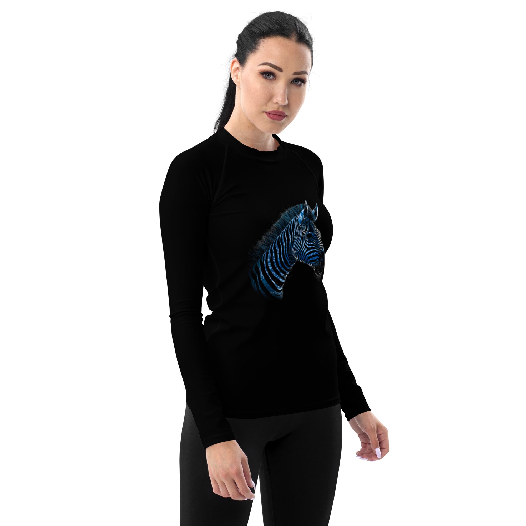 Zebra Zenith Women's Rash Guard