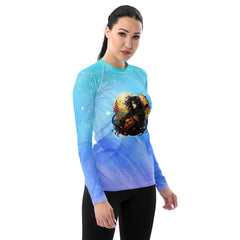 Harmonious Waves Women's Rash Guard