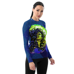 Dive Into The Melodic Magic Waves Women's Rash Guard