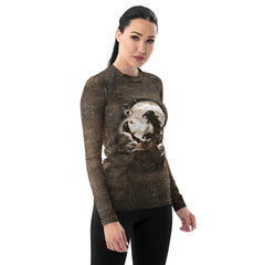 Bass Clef Bubble Bliss Women's Rash Guard