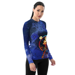 Vibrant Vibraphone Voyage Women's Rash Guard