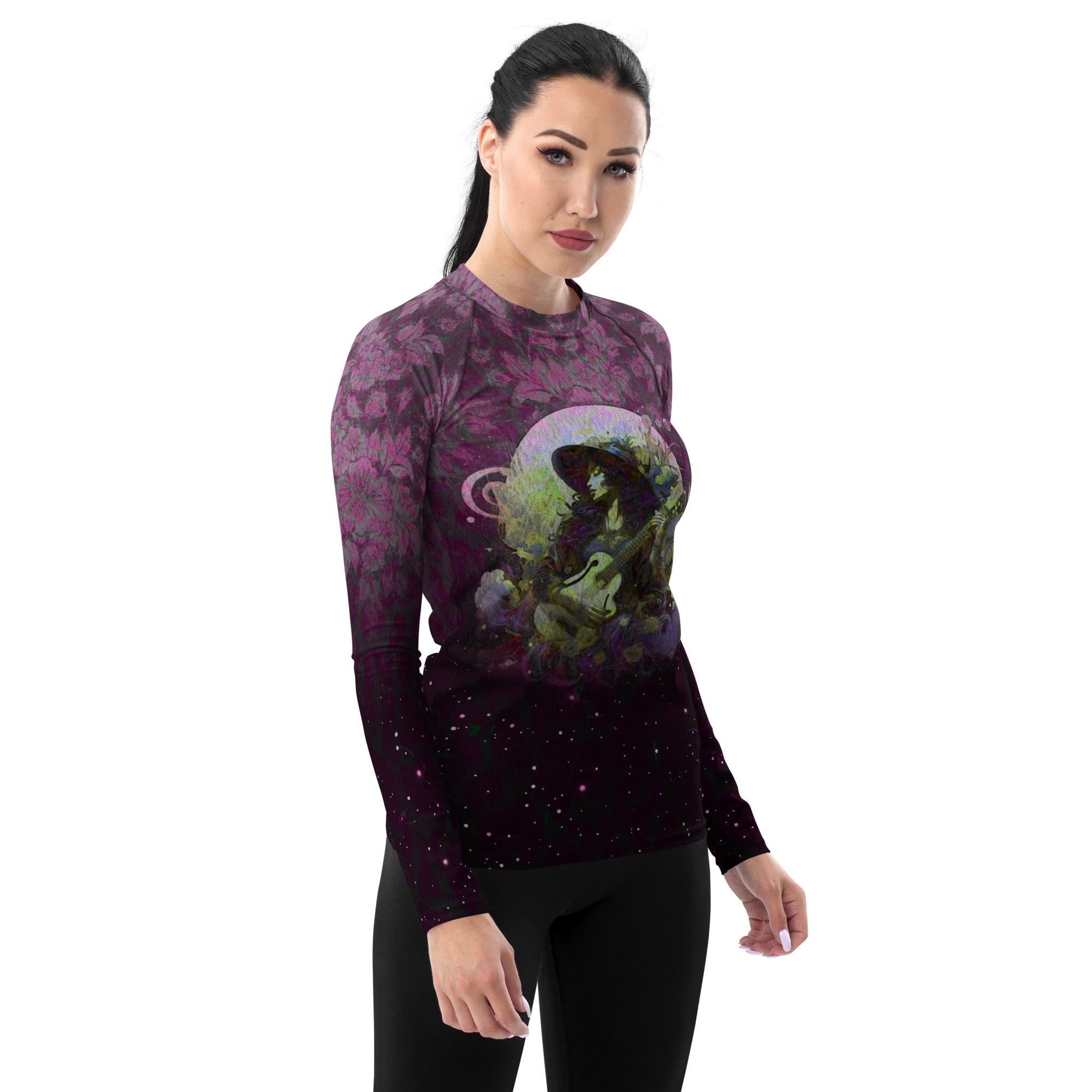 Rhapsodic Ray Radiance Women's Rash Guard