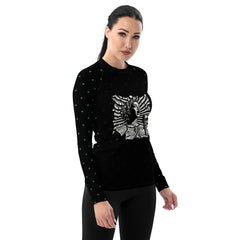 Melodic Waves Women's Rash Guard