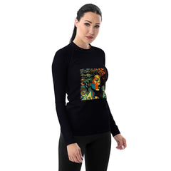 Melodic Waves Women's Rash Guard