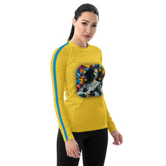 Operatic Ocean Women's Rash Guard