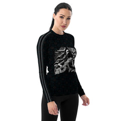 Timeless Triumphs All-Over Print Women's Rash Guard