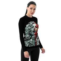 Melody in Motion All-Over Print Women's Rash Guard