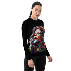 Artistic Aria All-Over Print Women's Rash Guard