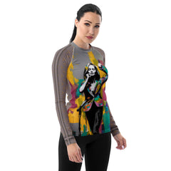 Abstract Mirage Rash Guard