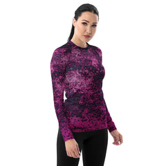 Iron Forge All-Over Print Women's Rash Guard