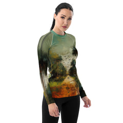 Mountain Majesty Expedition All-Over Print Women's Rash Guard