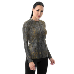 Silver Sheen Women's Rash Guard