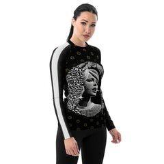 Greatest Swimmer All-Over Print Women's Rash Guard