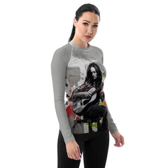 Abstract Exploration All-Over Print Women's Rash Guard