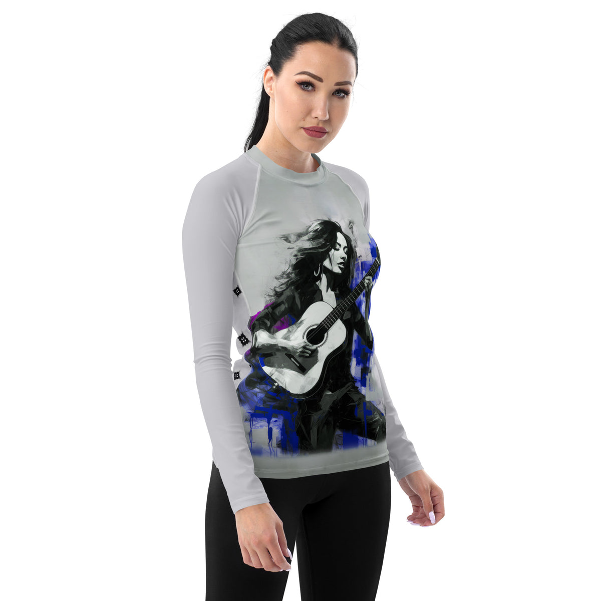 Abstract Exploration All-Over Print Women's Rash Guard