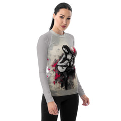 Abstract Expression All-Over Print Women's Rash Guard