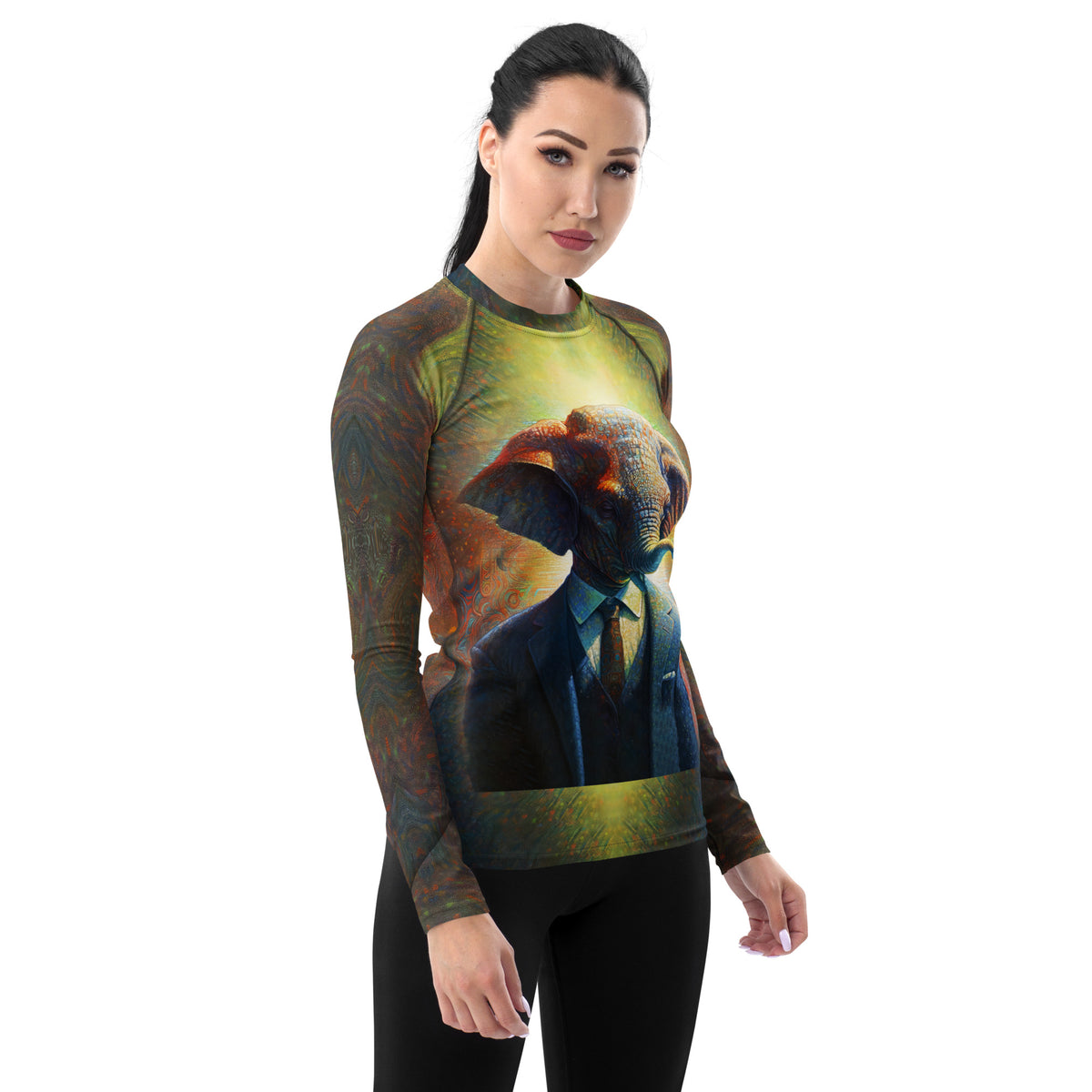 Gentle Giants All-Over Print Women's Rash Guard