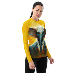 Majestic Elephant Women's Rash Guard