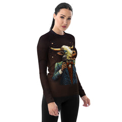 Moo-velous Cow's Women's Rash Guard