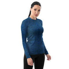 Cozy Comfort Texture Women's Rash Guard