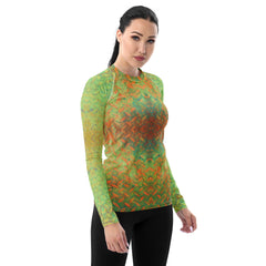 Microfiber Marvel Texture Women's Rash Guard