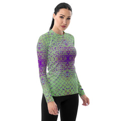 Turkish Tread Texture Women's Rash Guard