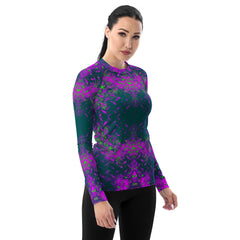 Plush Pace Texture Women's Rash Guard