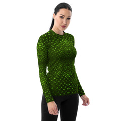 Jacquard Jet Texture Women's Rash Guard