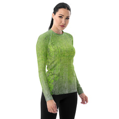 Velvet Touch Texture Women's Rash Guard