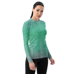 Microfiber Mastery Texture Women's Rash Guard