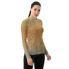 Jacquard Jet Texture Women's Rash Guard