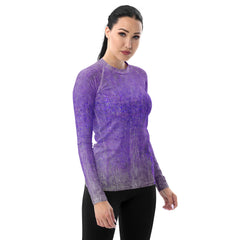 Bamboo Bound Texture Women's Rash Guard