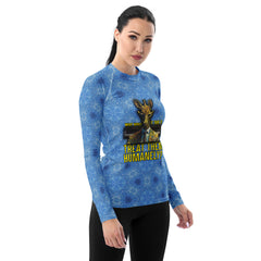 Whimsical Wolf Dreamer All-Over Print Women's Rash Guard