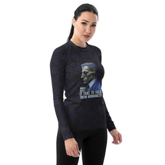 Coastal Koala Surfer All-Over Print Women's Rash Guard